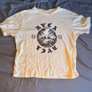 RVCA cream Graphic Tee